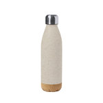 Bidón de 650 ml con base de corcho y tapón de acero inoxidable